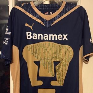 Puma Navy and Gold Pumas UNAM Jersey